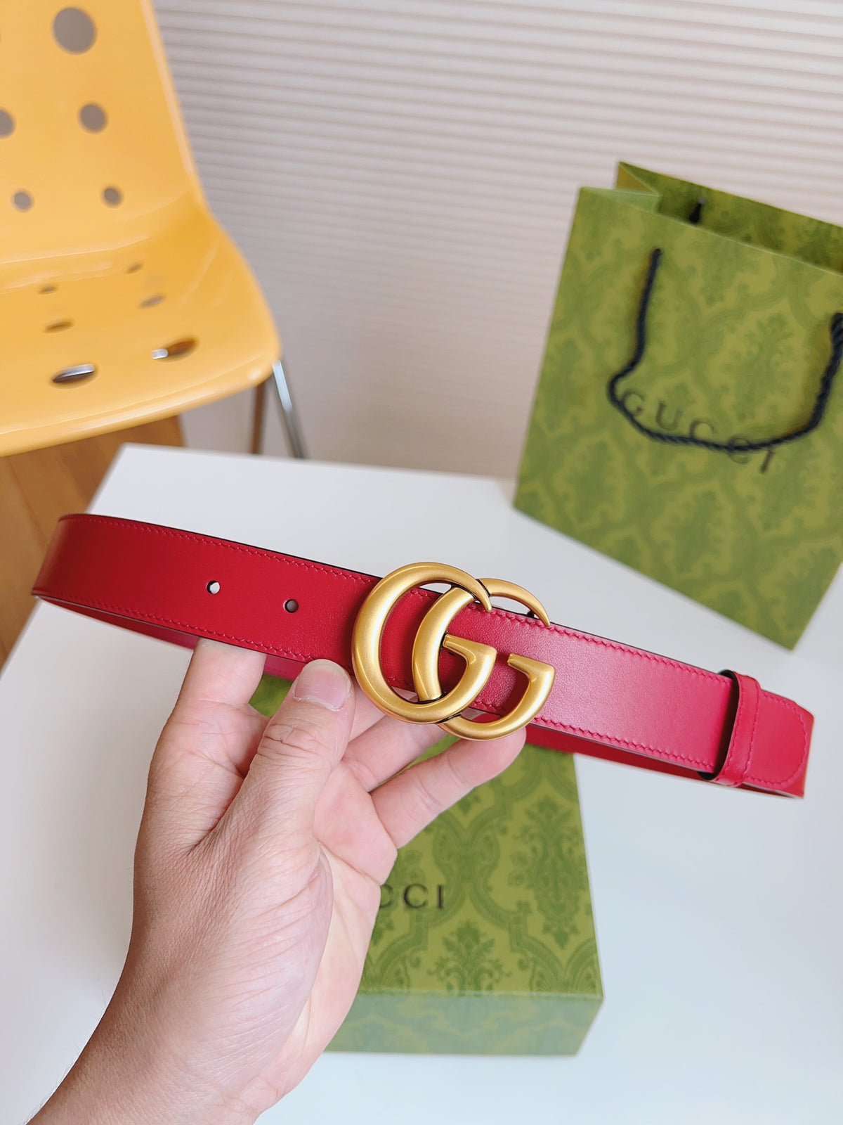 Ремінь Gucci з шкіри — фото 3