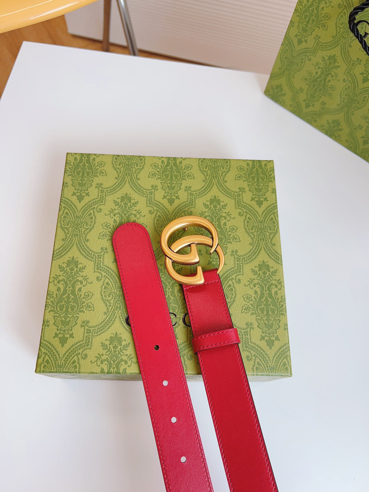 Ремінь Gucci з шкіри — фото 6