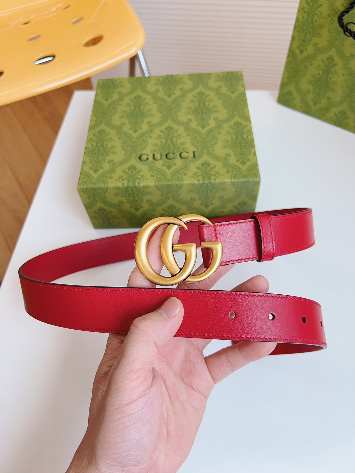 Ремінь Gucci з шкіри — фото 1