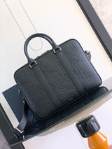 Портфель Dior із тисненої натуральної шкіри