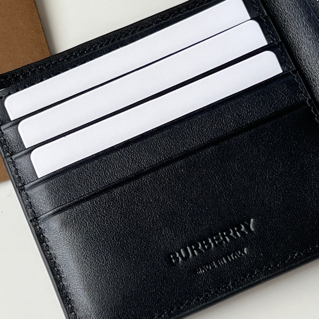 Гаманець Burberry TB із зернистої натуральної шкіри — фото 7