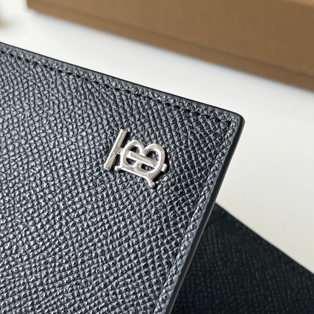 Гаманець Burberry TB із зернистої шкіри — фото 5