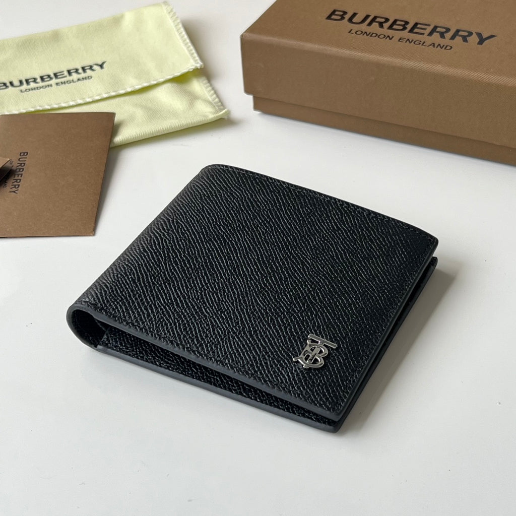 Гаманець Burberry TB із зернистої шкіри — фото 4