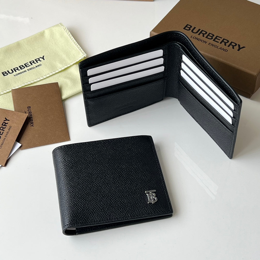 Гаманець Burberry TB із зернистої шкіри — фото 9
