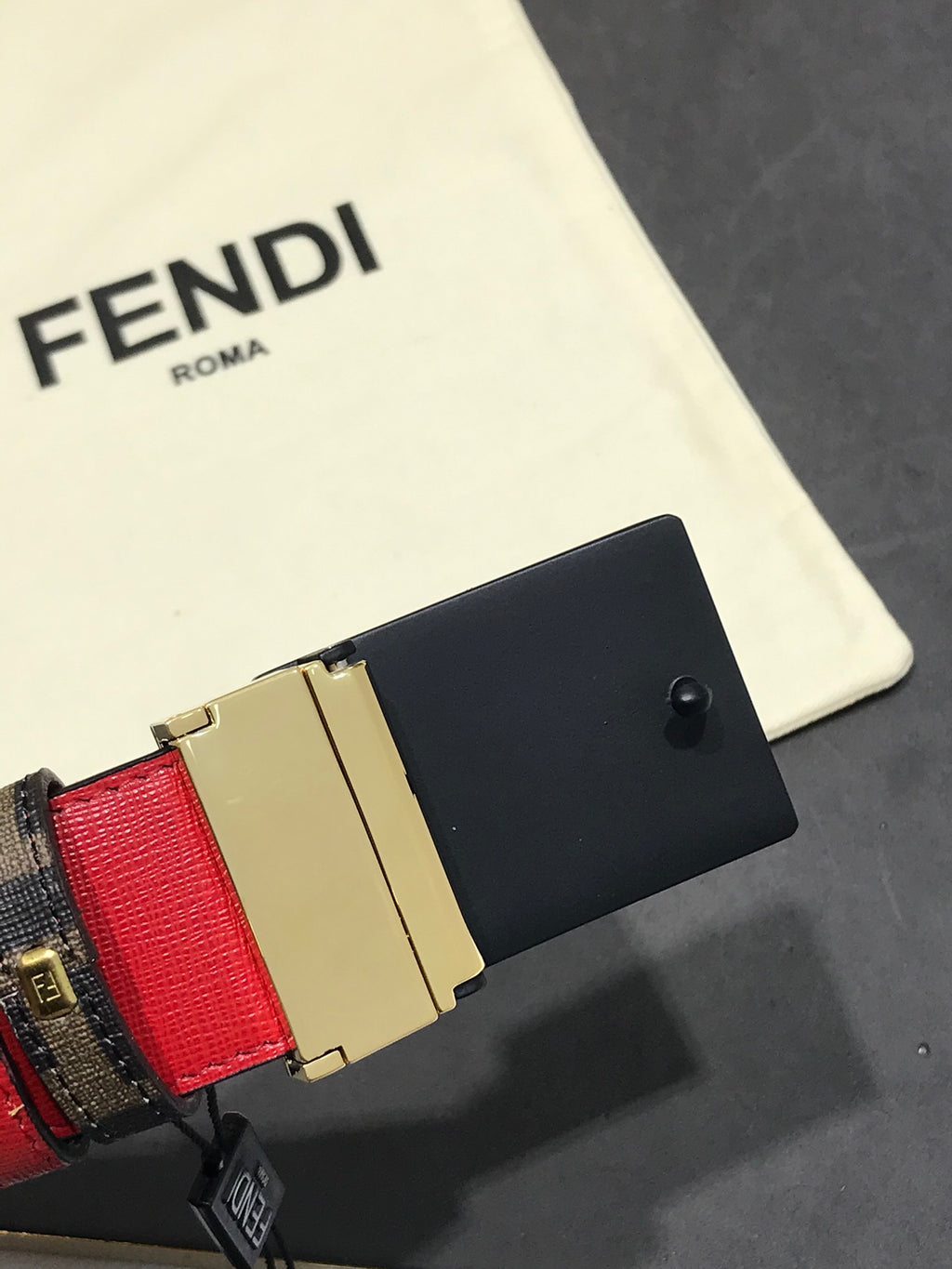 Ремінь Fendi з натуральної шкіри — фото 4