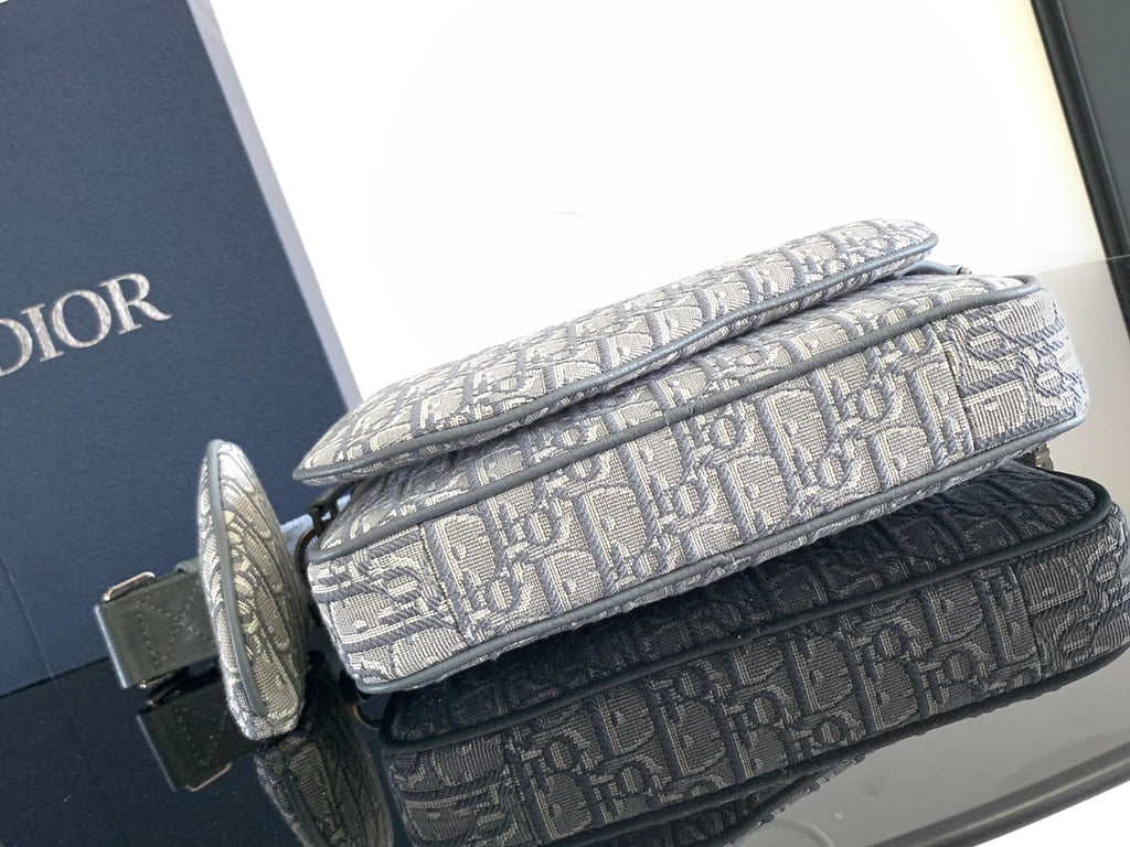 Мікросумка-трансформер Dior Saddle з нейлону — фото 4