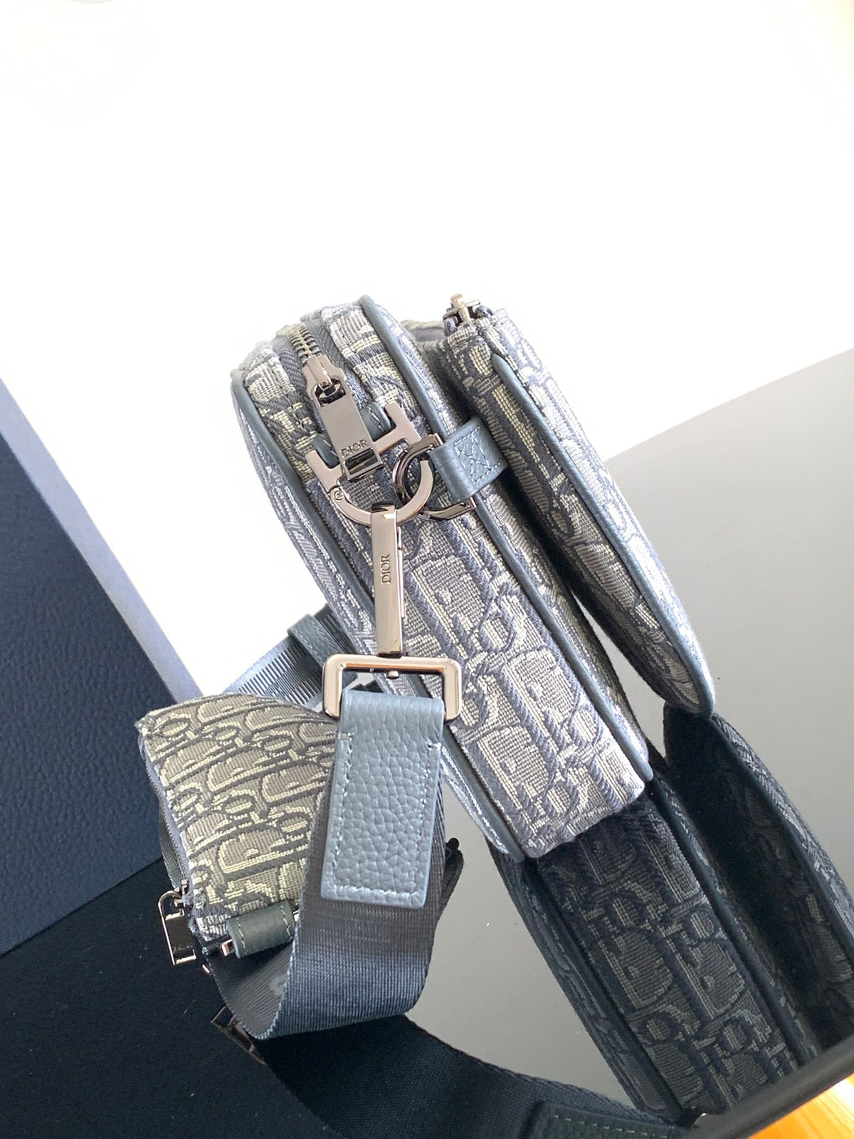 Мікросумка-трансформер Dior Saddle з нейлону — фото 2