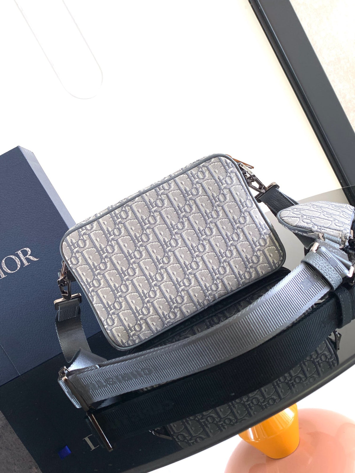 Мікросумка-трансформер Dior Saddle з нейлону — фото 3