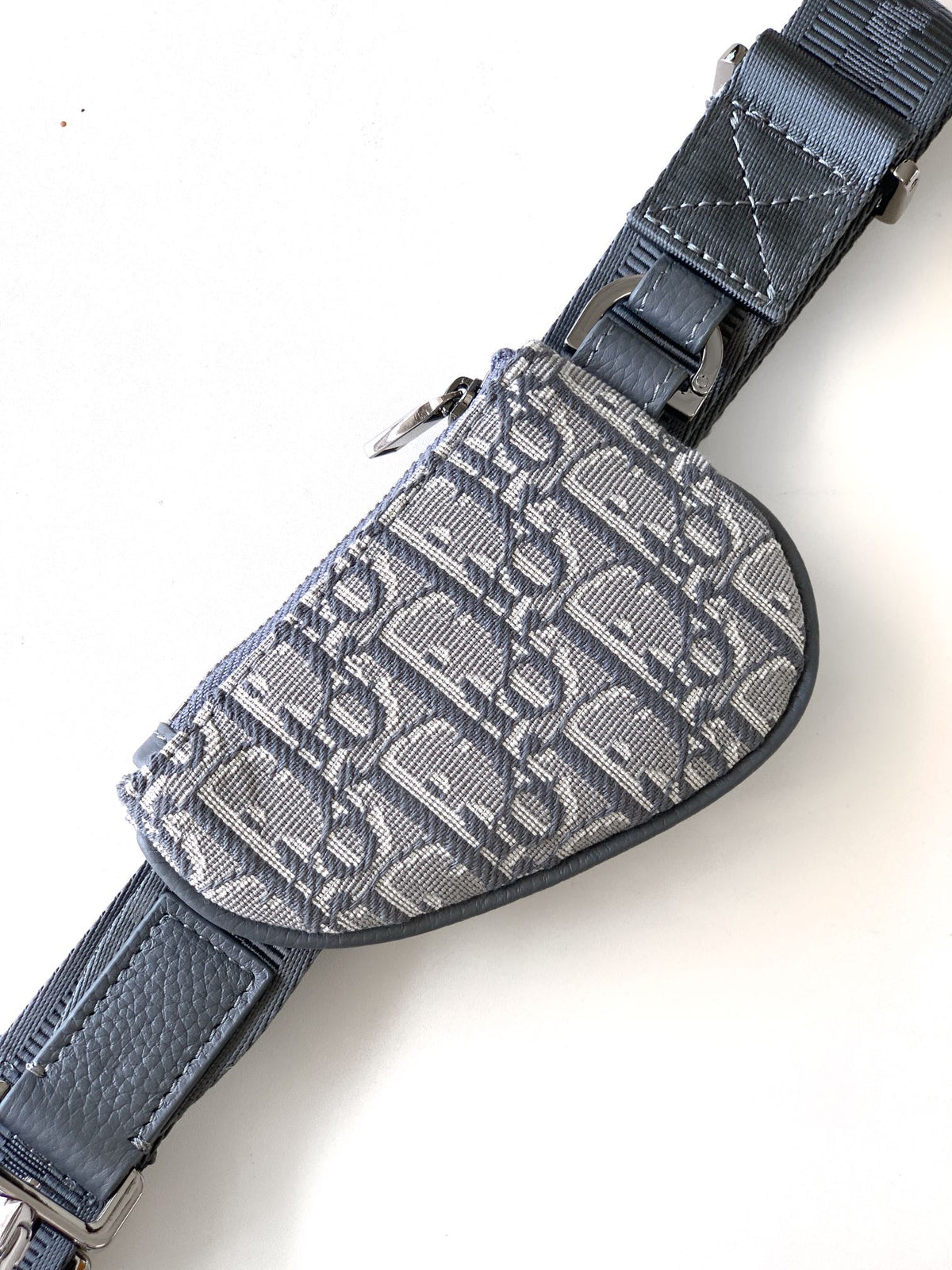 Мікросумка-трансформер Dior Saddle з нейлону — фото 7