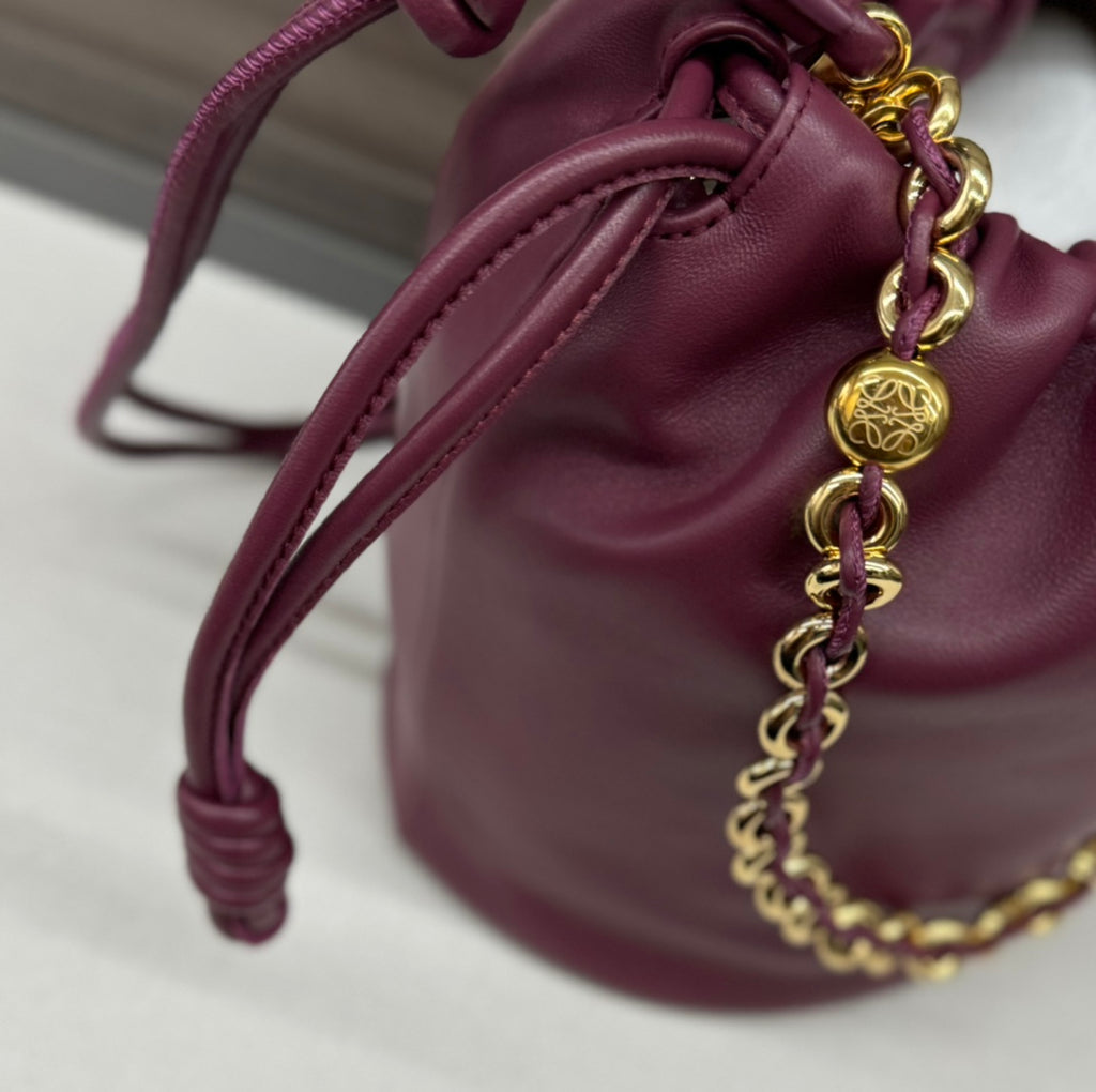 Жіноча сумка-відро Loewe Flamenco Anagram Montresor 012406