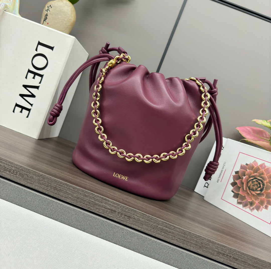 Жіноча сумка-відро Loewe Flamenco Anagram Montresor 012406