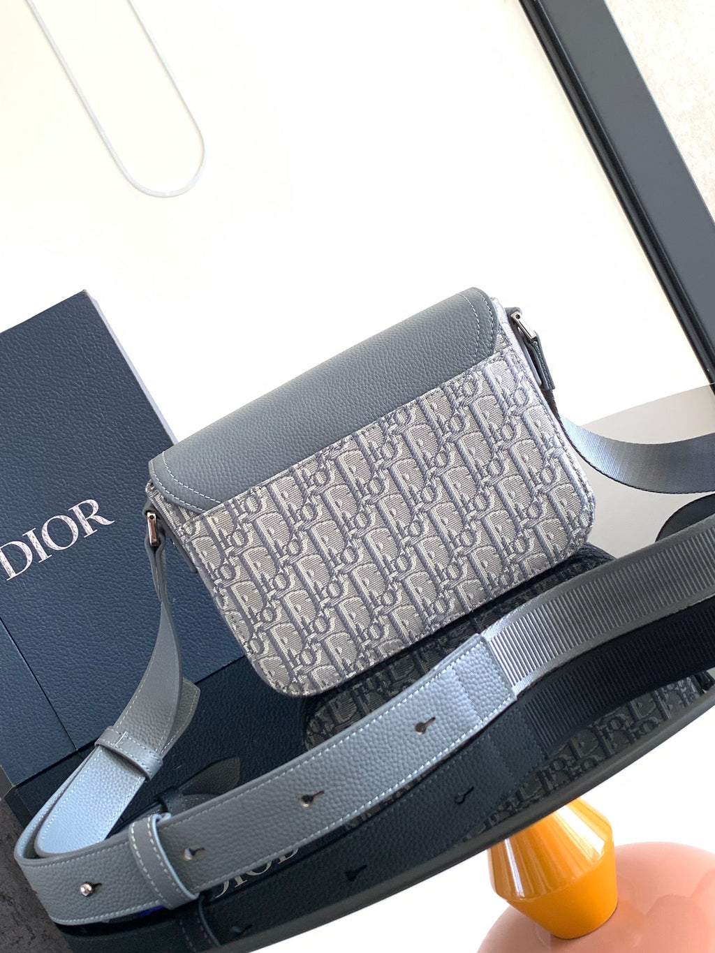 Мала сумка-месенджер Dior Saddle з натуральної шкіри — фото 3