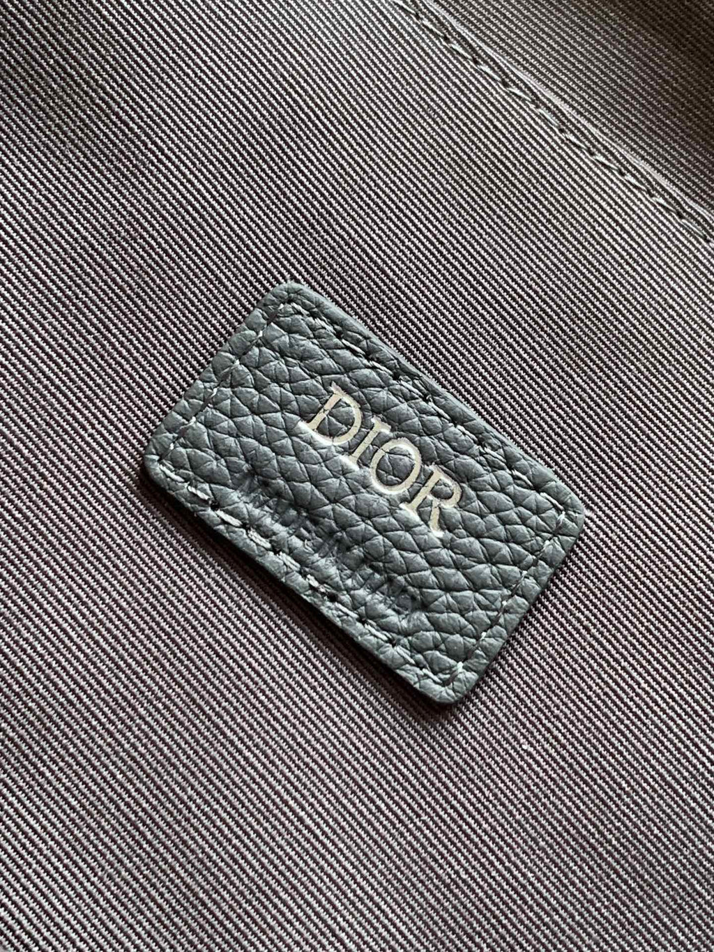 Рюкзак Dior Saddle з текстилю й натуральної шкіри, сірий — фото 9