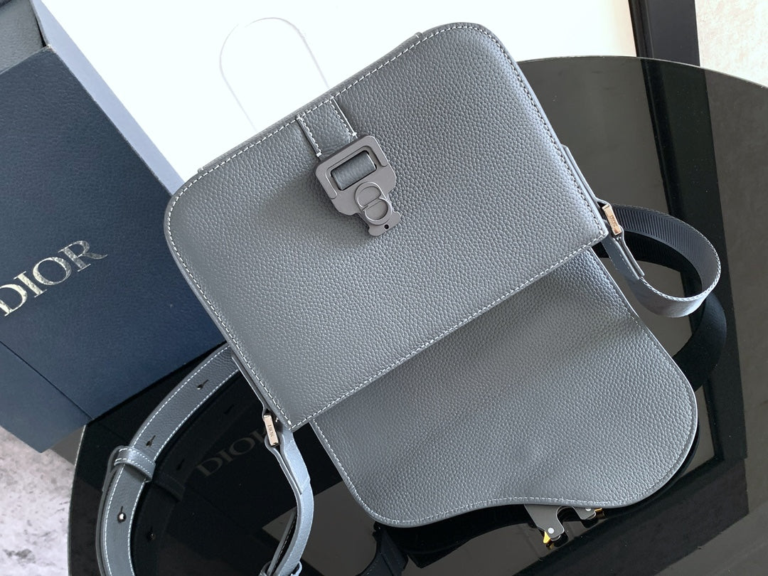 Мала сумка-месенджер Dior Saddle з натуральної шкіри — фото 5