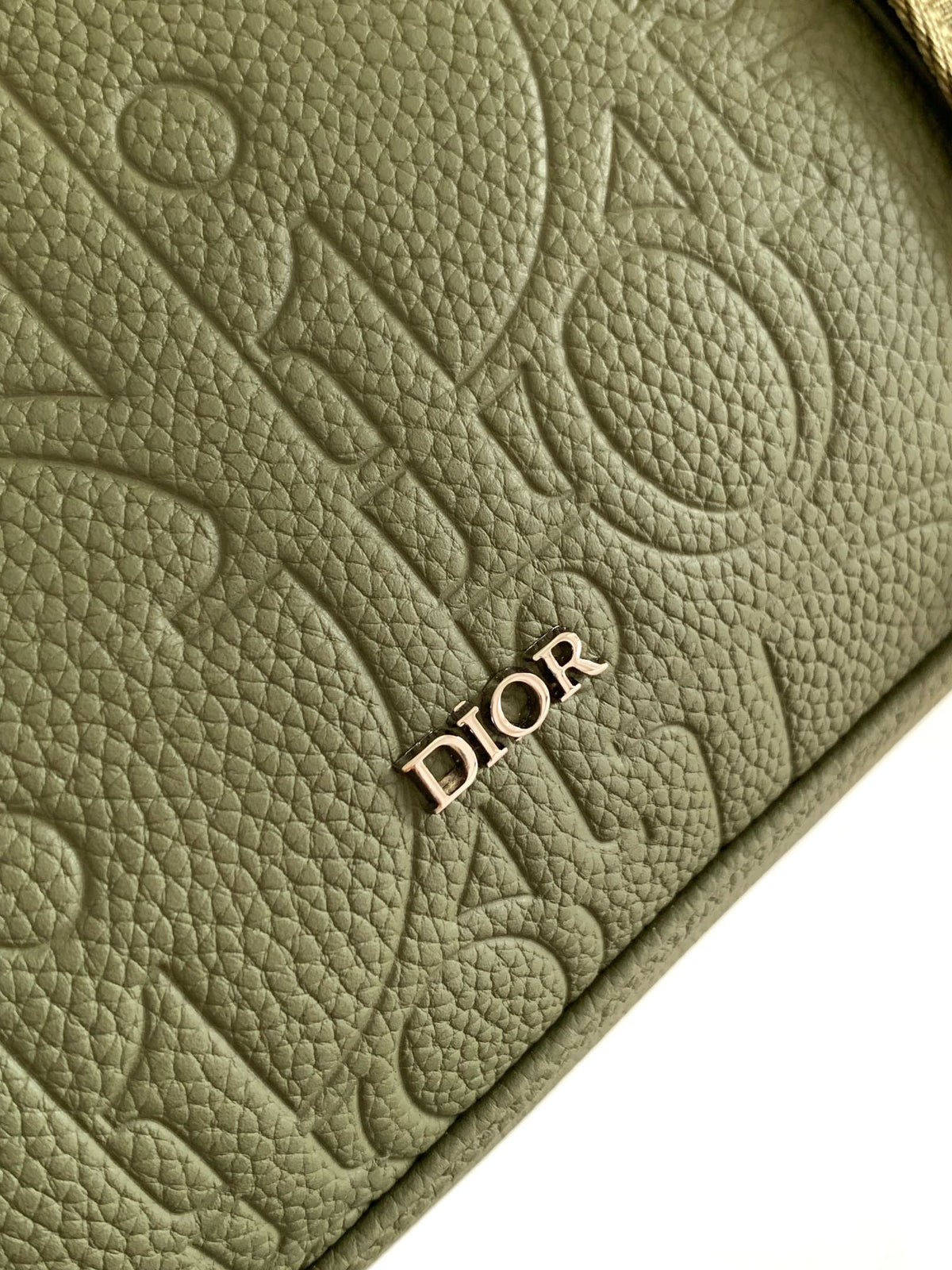 Рюкзак Dior Hit The Road із тисненої натуральної шкіри, бежевий — фото 6