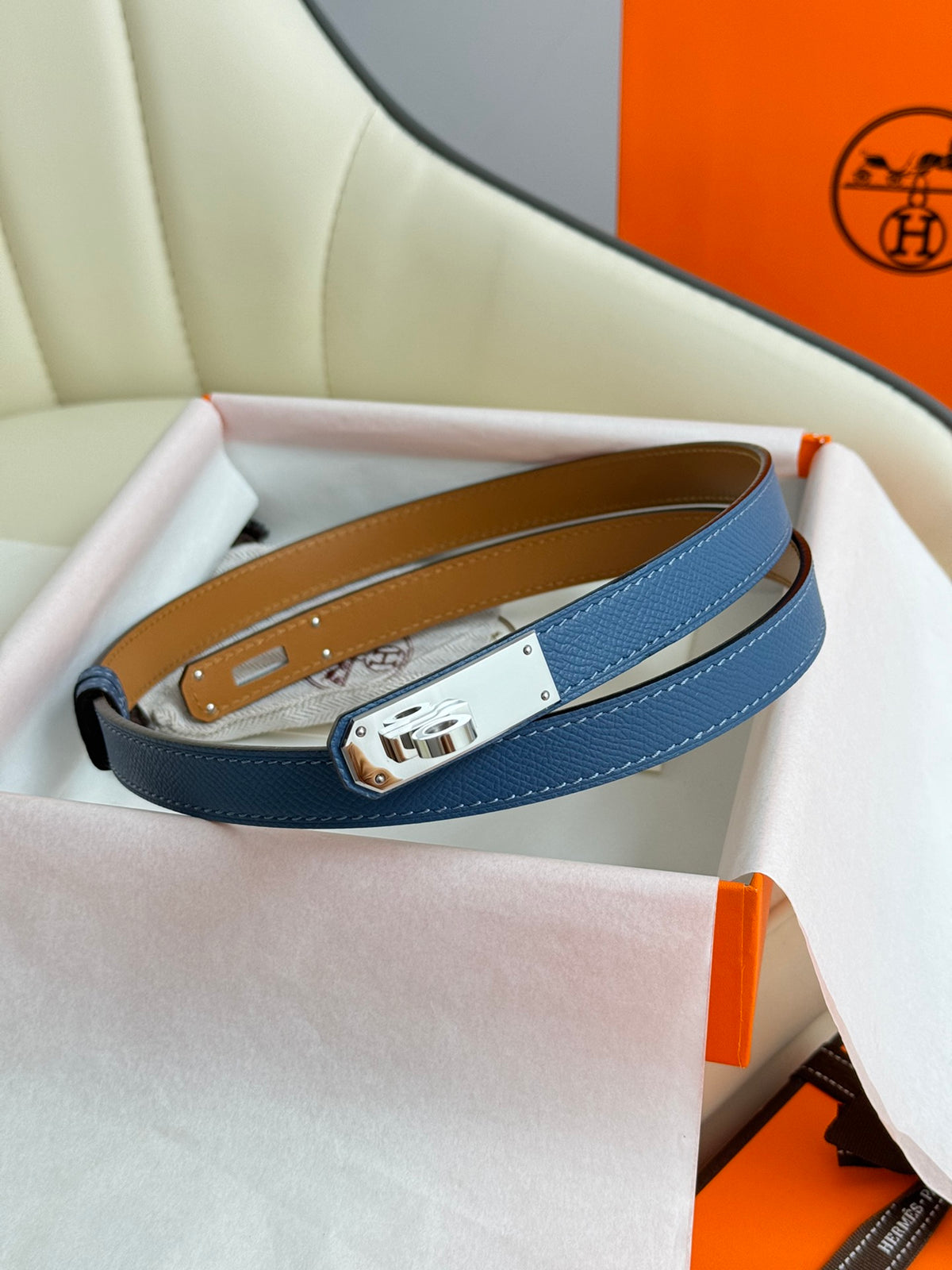Ремінь Hermès з натуральної шкіри