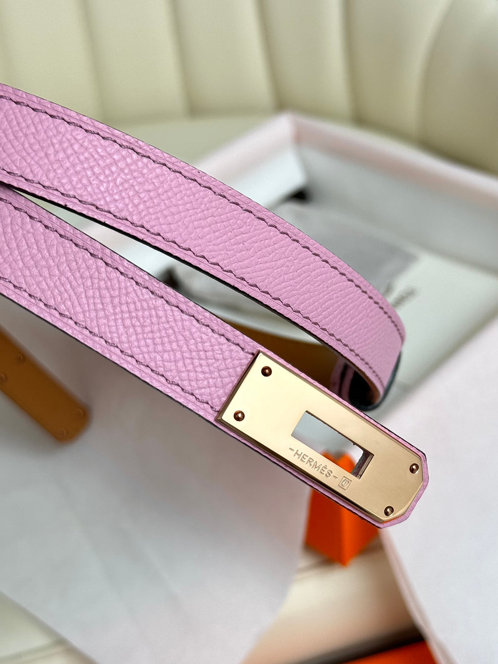Ремінь Hermès з натуральної шкіри