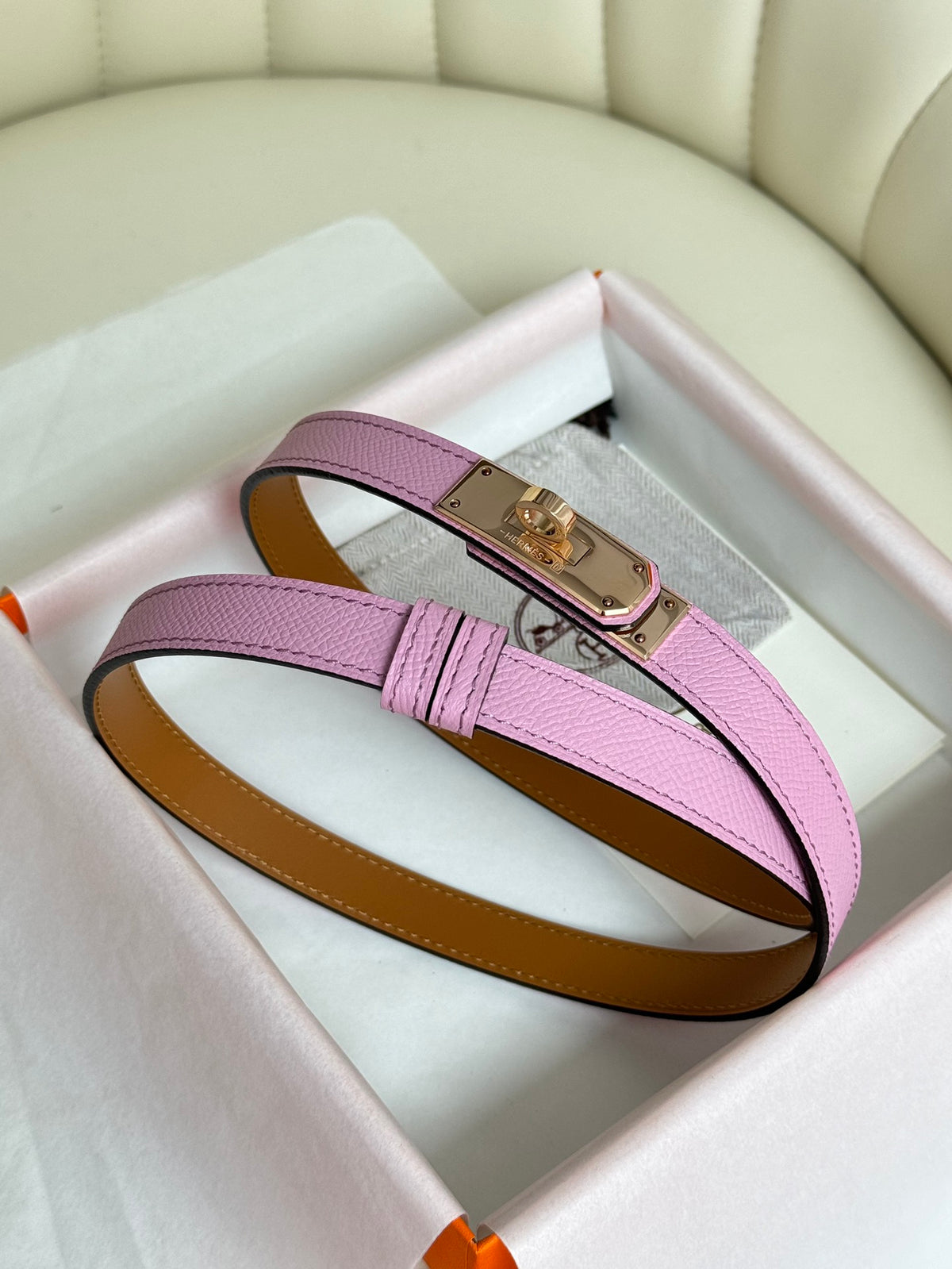 Ремінь Hermès з натуральної шкіри