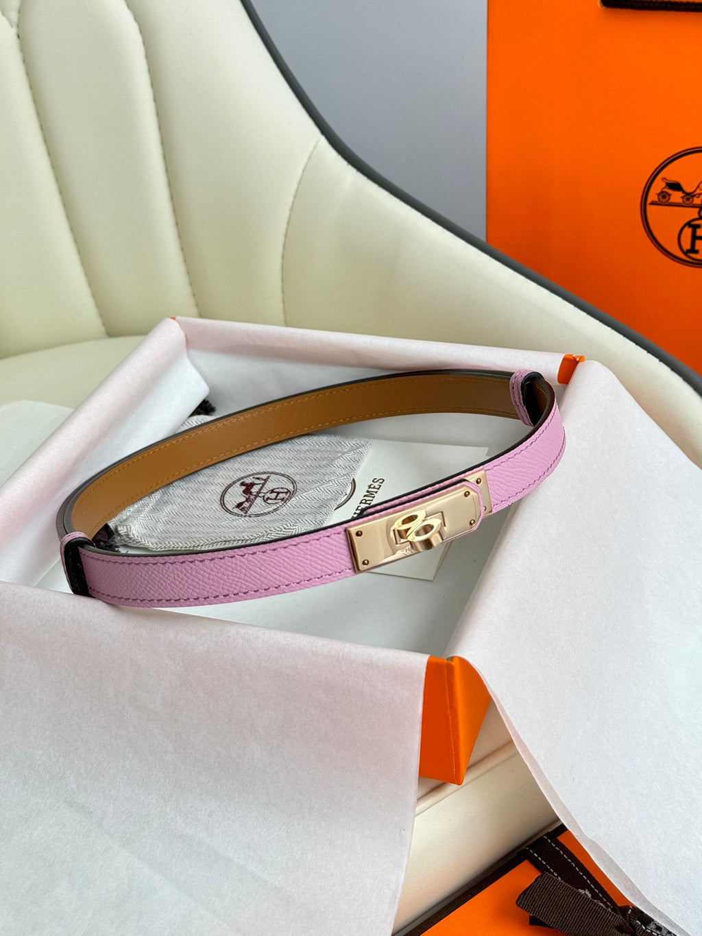 Ремінь Hermès з натуральної шкіри