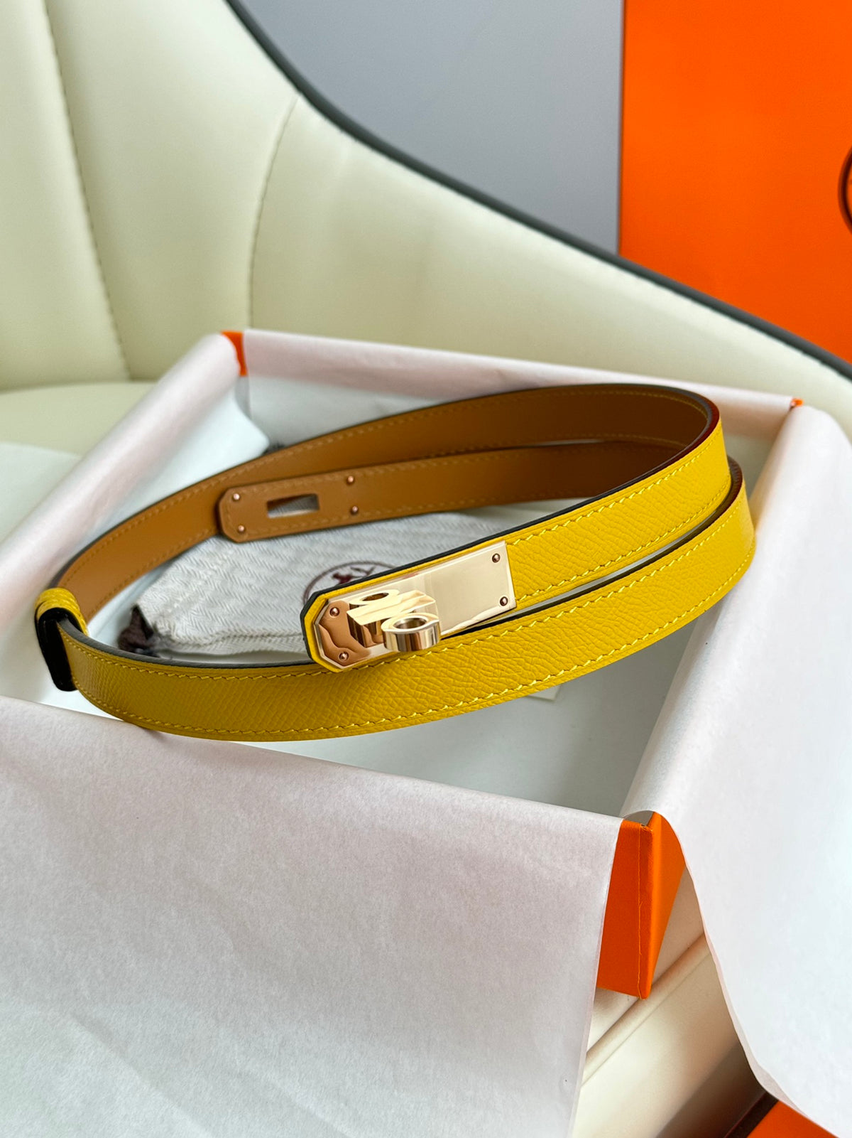 Ремінь Hermès з натуральної шкіри