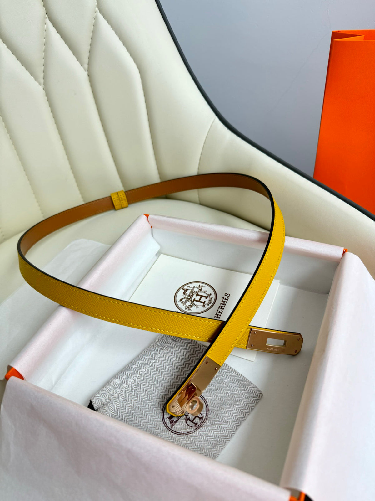 Ремінь Hermès з натуральної шкіри