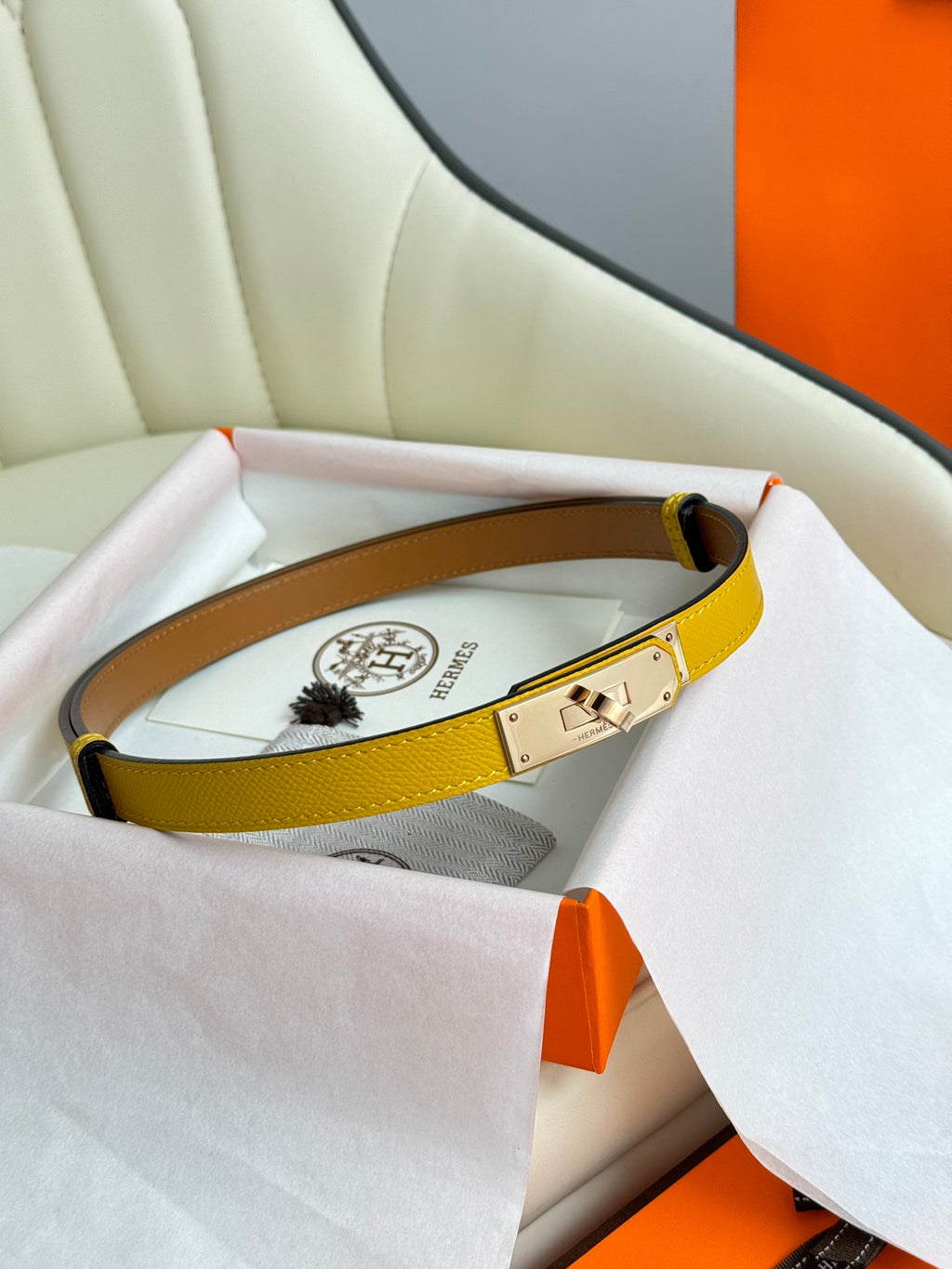 Ремінь Hermès з натуральної шкіри