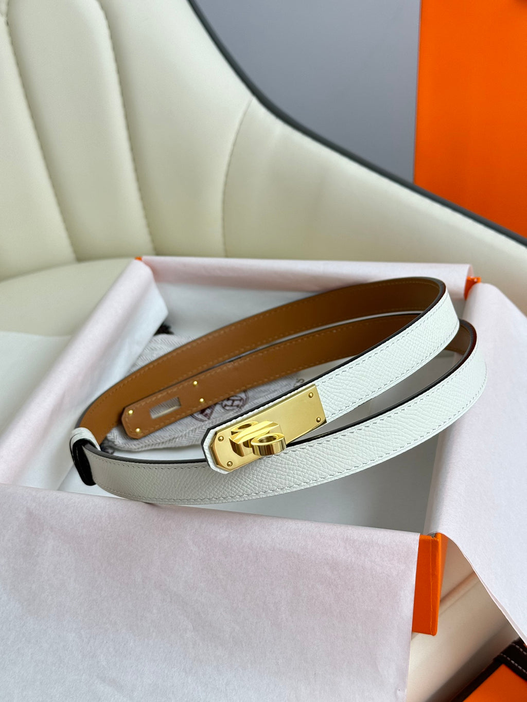 Ремінь Hermès з натуральної шкіри