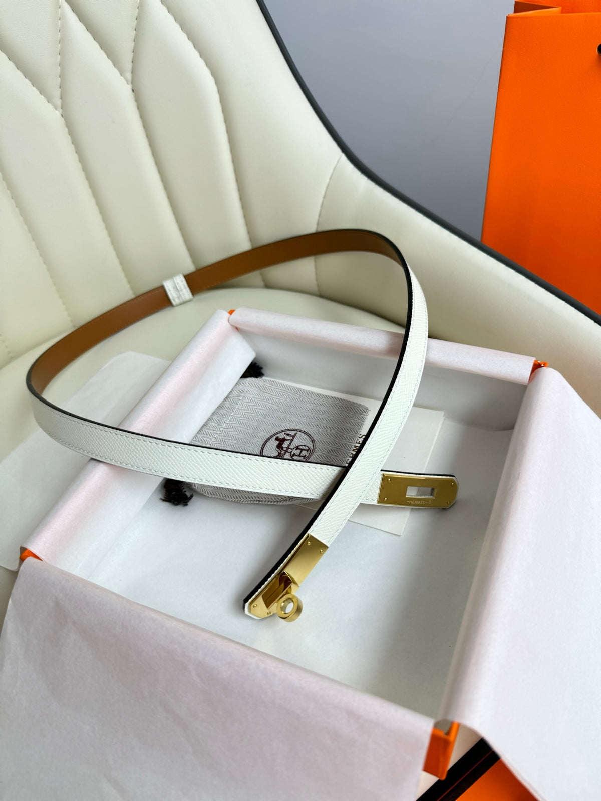 Ремінь Hermès з натуральної шкіри