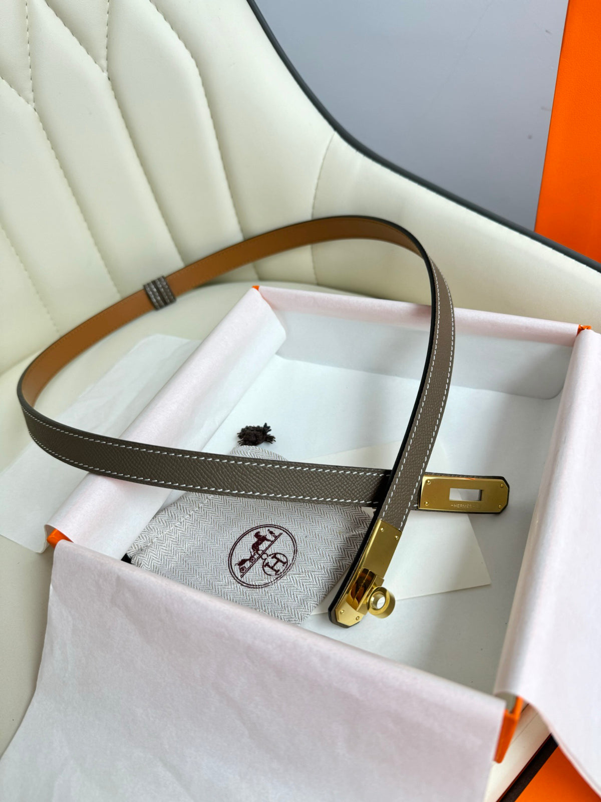Ремінь Hermès з натуральної шкіри