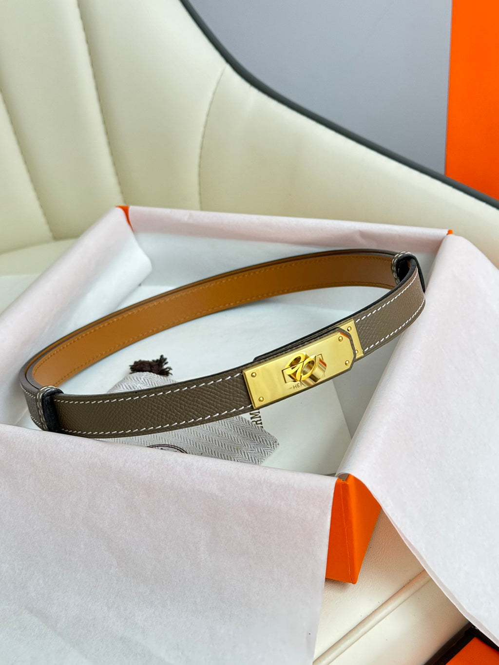 Ремінь Hermès з натуральної шкіри