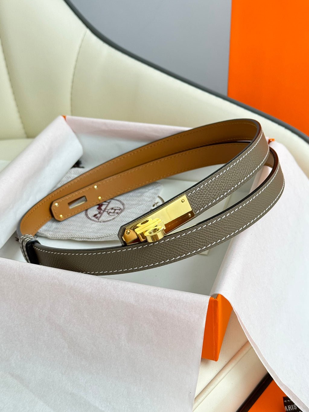 Ремінь Hermès з натуральної шкіри