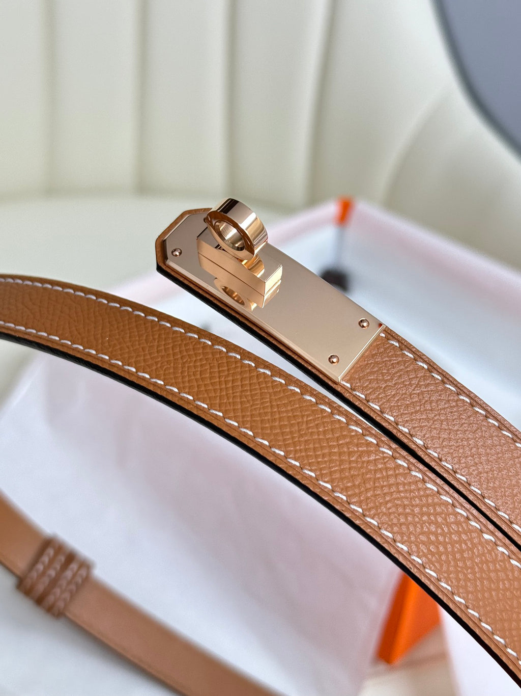 Ремінь Hermès з натуральної шкіри