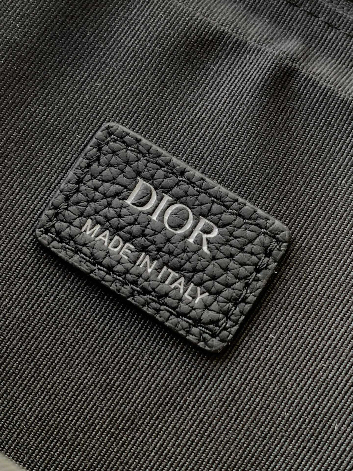 Сумка-трансформер Dior Saddle із тисненої натуральної шкіри — фото 9