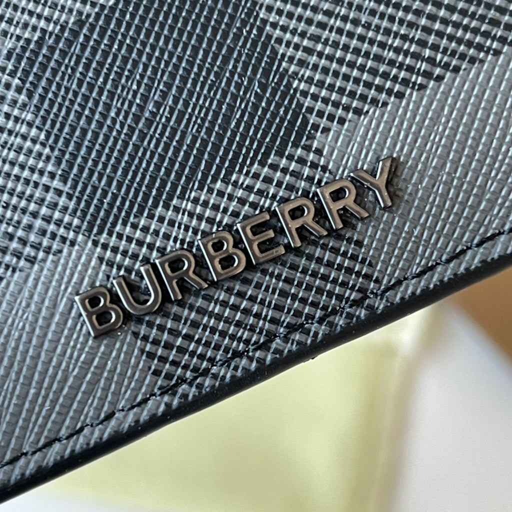 Кардхолдер Burberry London зі шкіри — фото 3