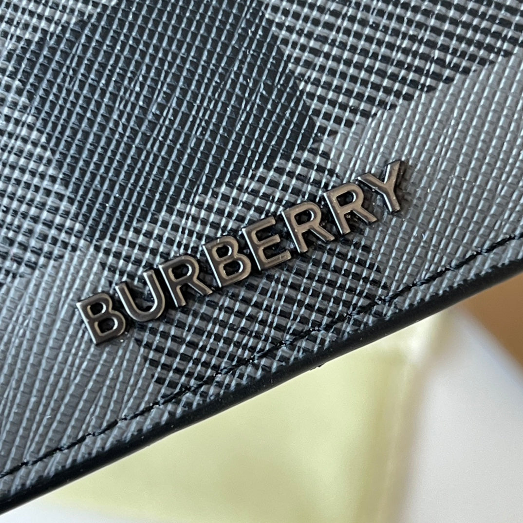 Кардхолдер Burberry London зі шкіри — фото 3