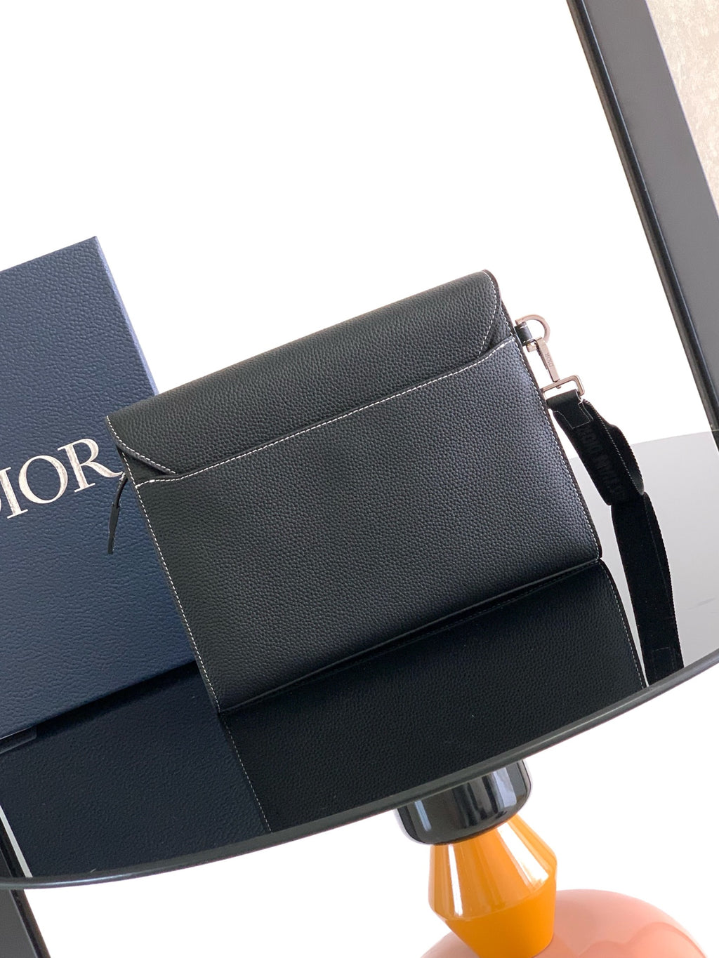Клатч Dior Saddle з натуральної шкіри — фото 3