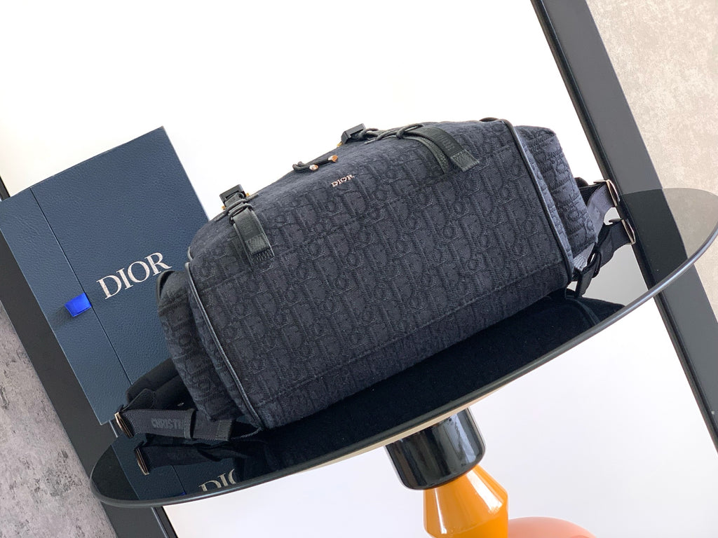 Рюкзак Dior Hit The Road з текстилю й натуральної шкіри, бежевий — фото 4