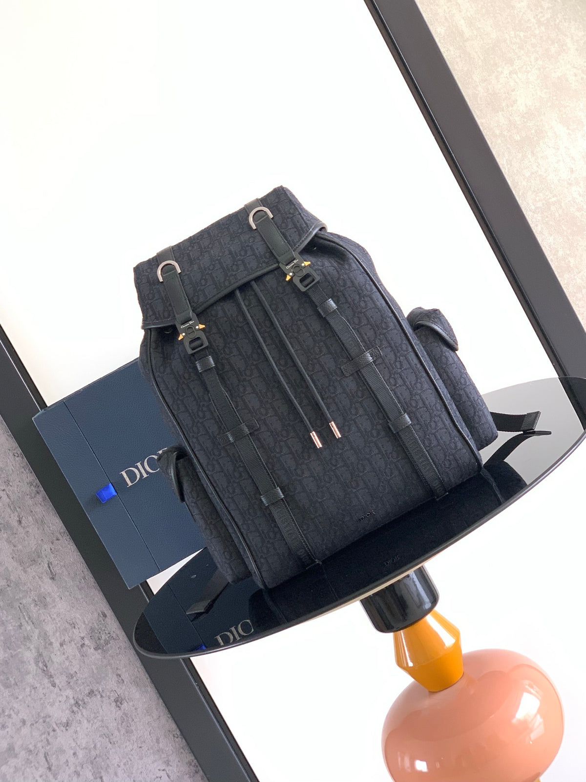 Рюкзак Dior Hit The Road з текстилю й натуральної шкіри, бежевий — фото 1
