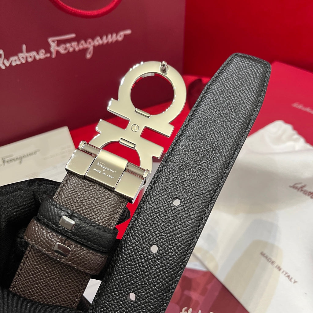 Ремінь Salvatore Ferragamo з натуральної телячої шкіри