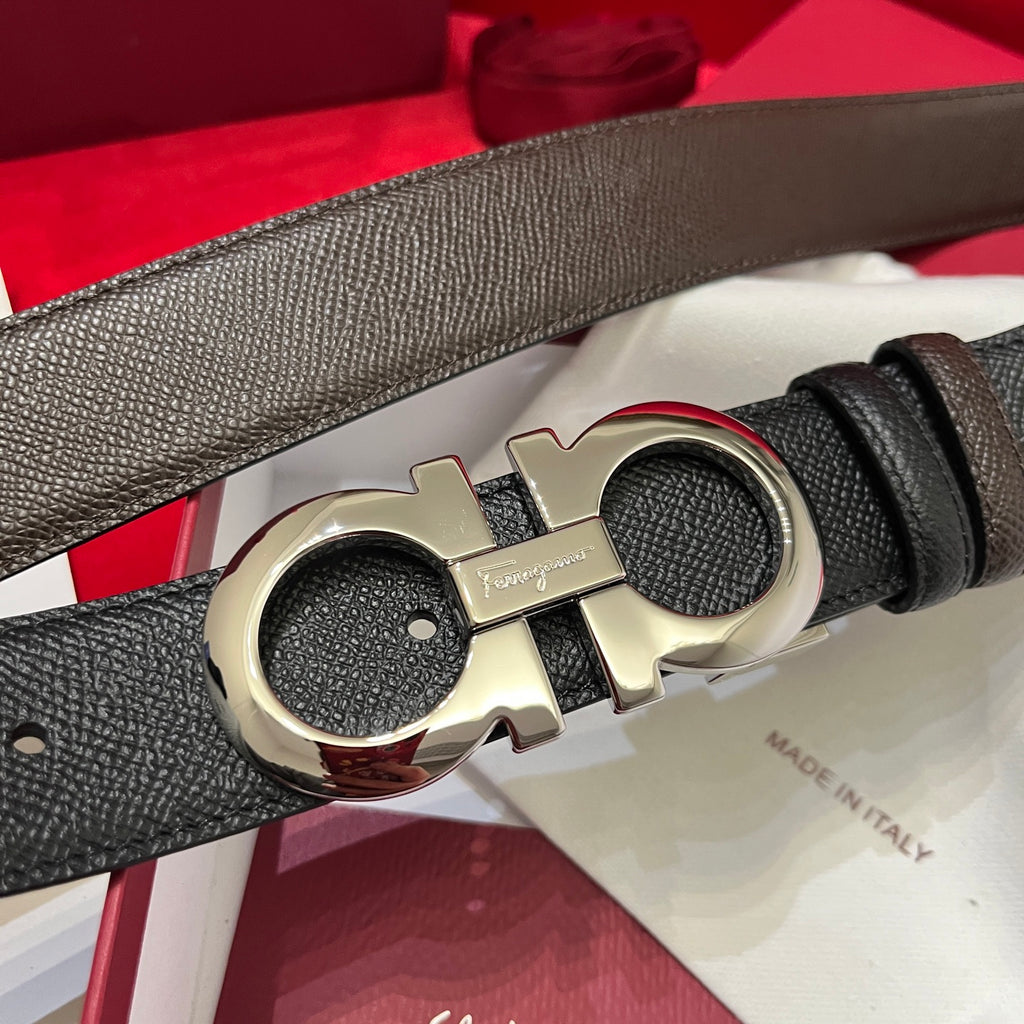 Ремінь Salvatore Ferragamo з натуральної телячої шкіри
