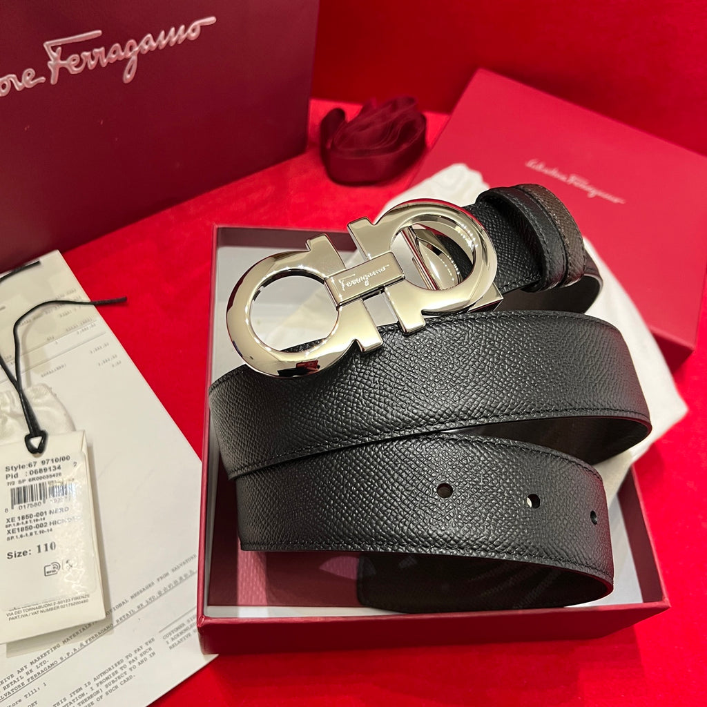 Ремінь Salvatore Ferragamo з натуральної телячої шкіри