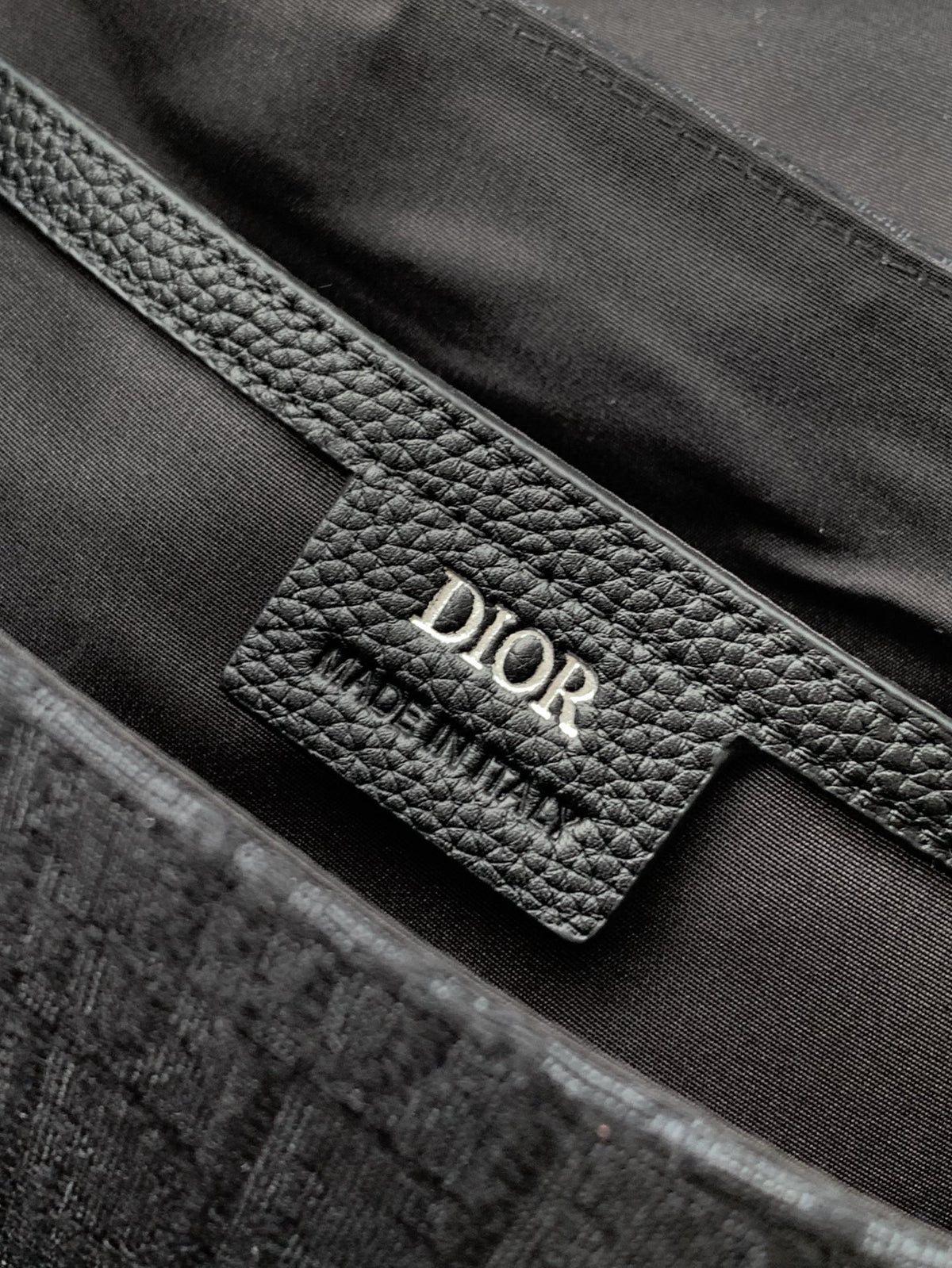 Сумка-месенджер Dior Hit The Road з текстилю й натуральної шкіри, чорна — фото 9