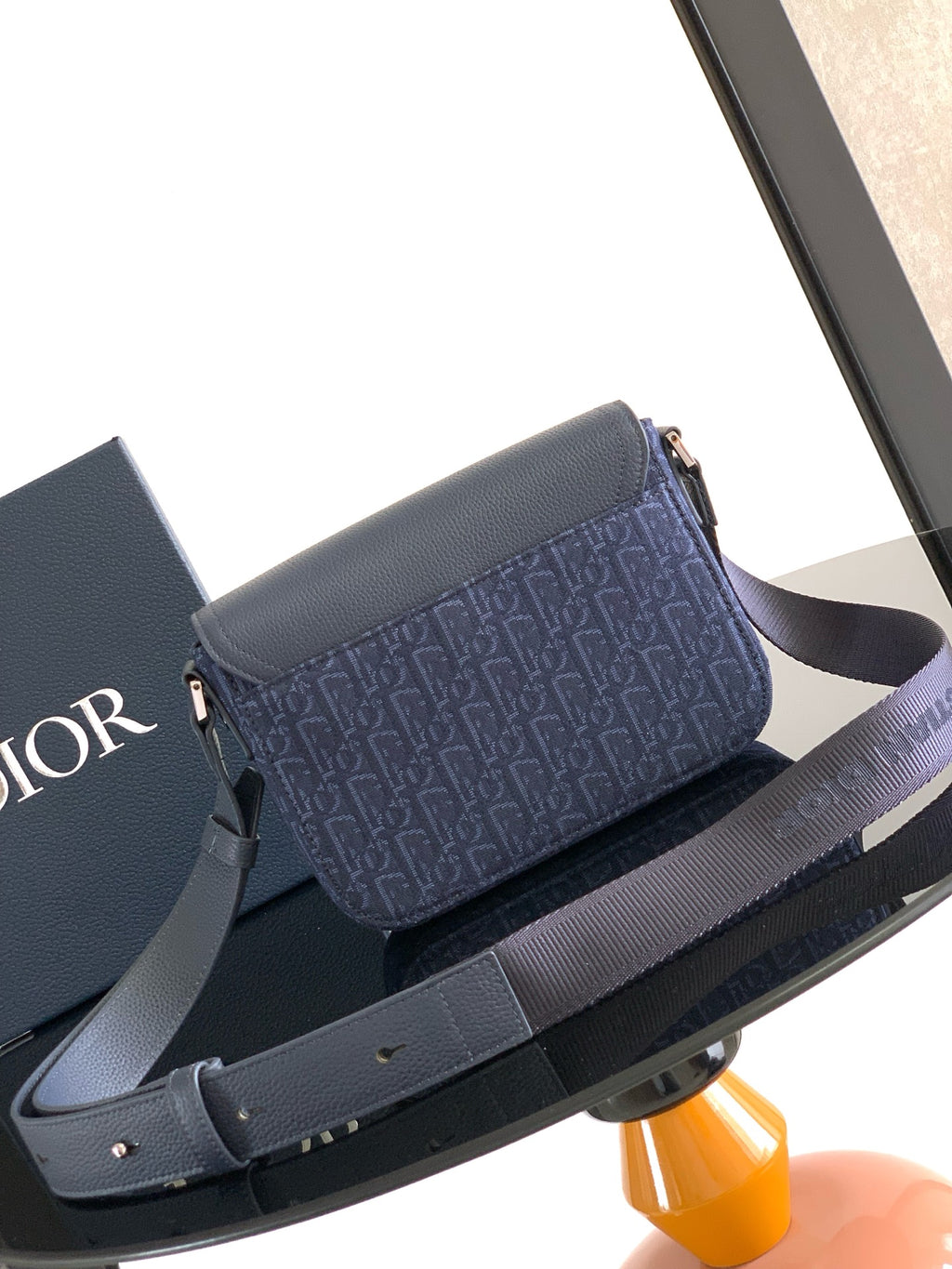 Мала сумка-месенджер Dior Saddle з натуральної шкіри — фото 3