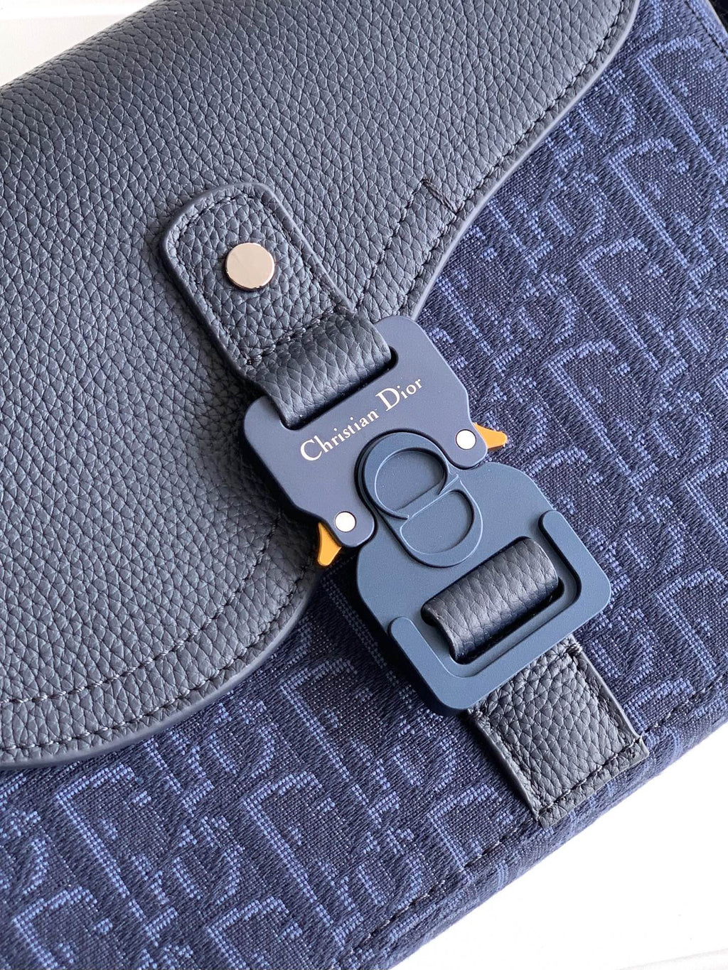Мала сумка-месенджер Dior Saddle з натуральної шкіри — фото 6