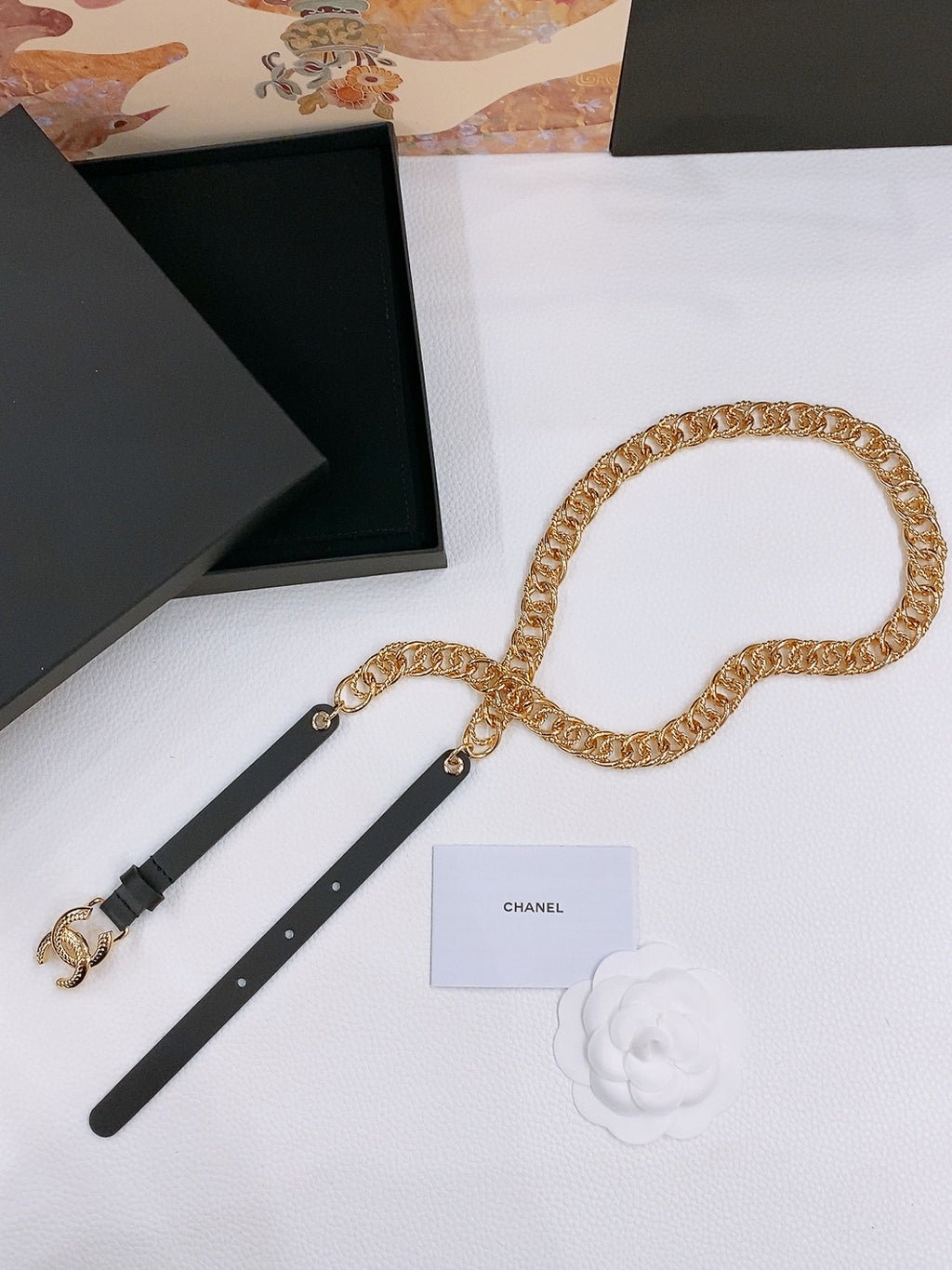 Пояс-ланцюжок Chanel із латуні