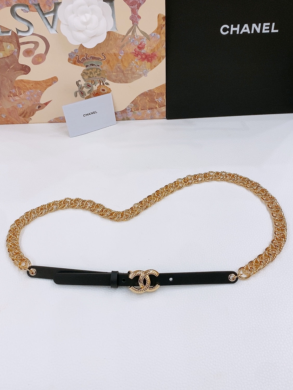 Пояс-ланцюжок Chanel із латуні