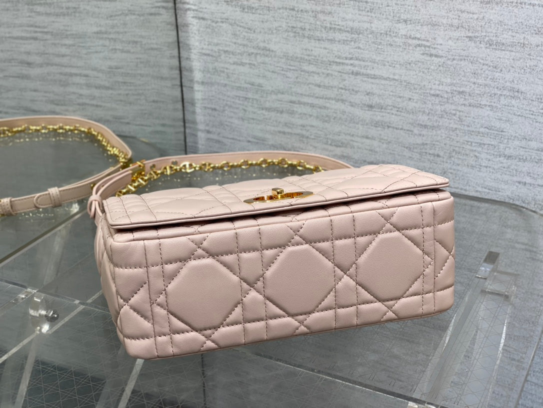 Середня сумка Dior Caro з натуральної шкіри — фото 7