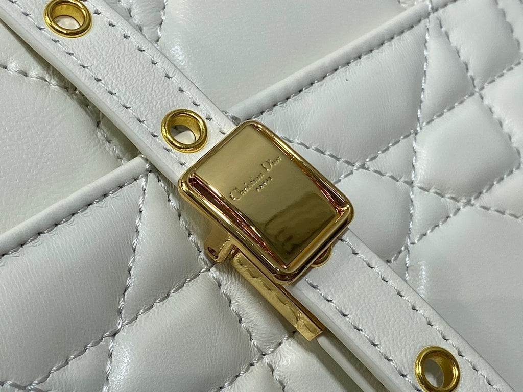 Середня сумка Dior Caro з натуральної шкіри — фото 5