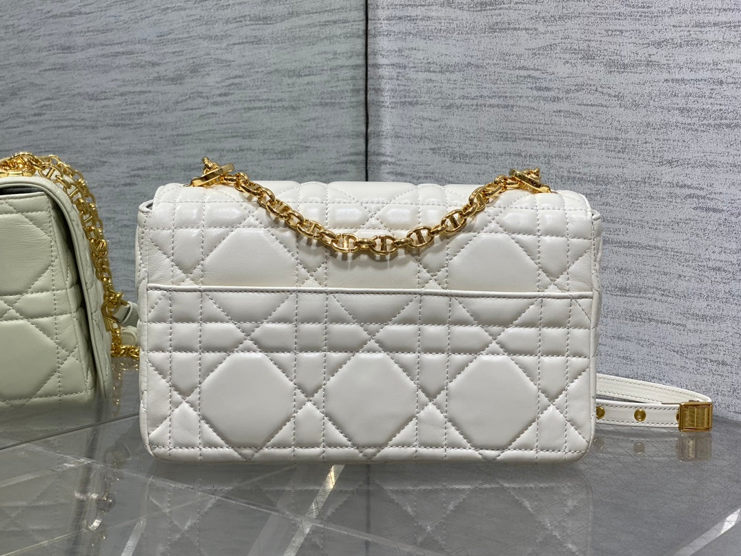Середня сумка Dior Caro з натуральної шкіри — фото 4