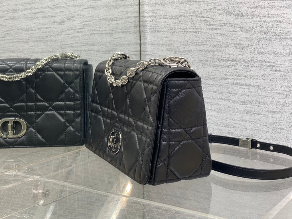 Середня сумка Dior Caro з натуральної шкіри — фото 6
